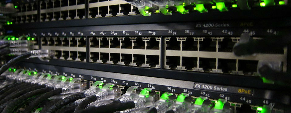 Structured network rack