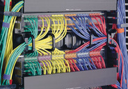 Structured low-voltage wiring panel